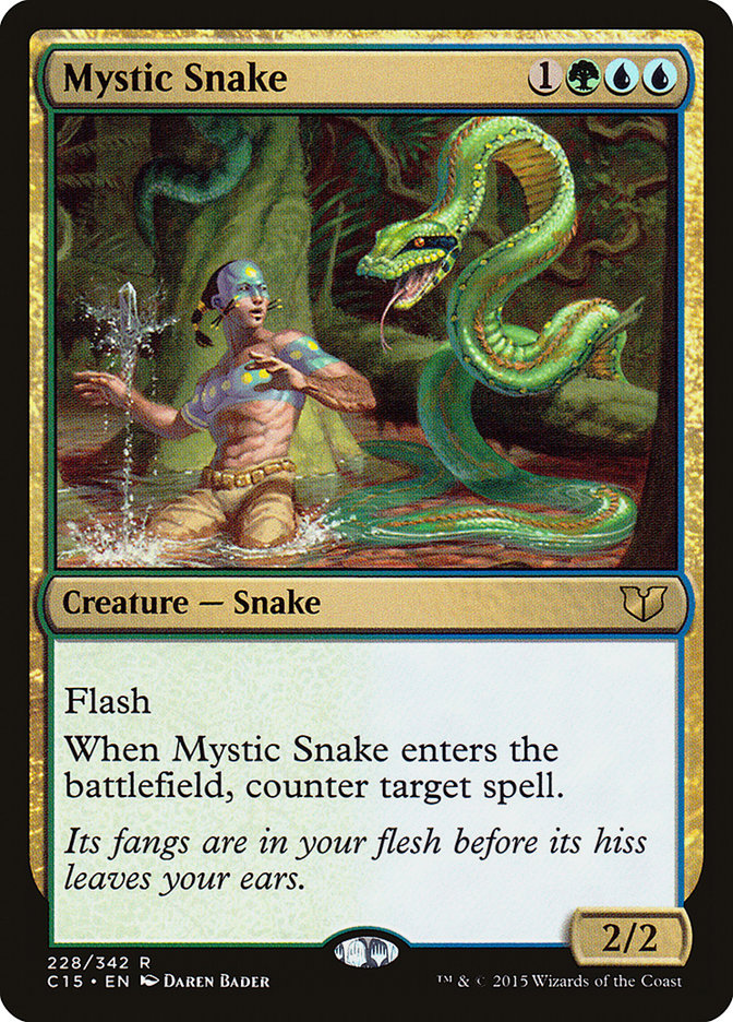Mystic Snake [Commander 2015] | Game Master's Emporium (The New GME)