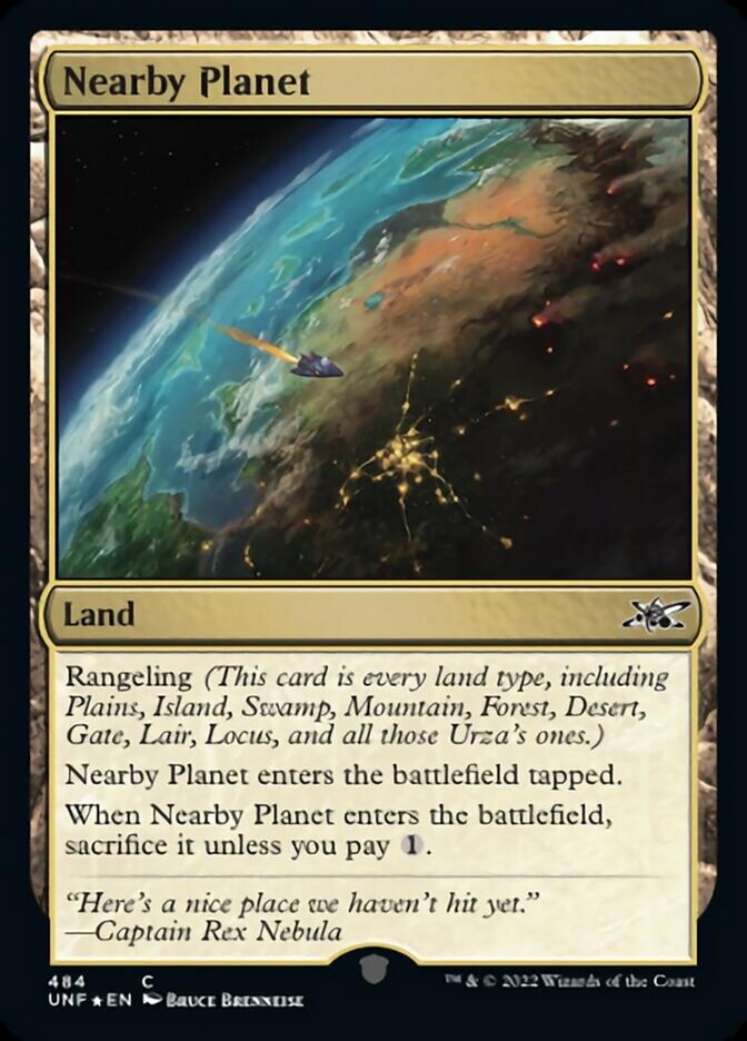 Nearby Planet (Galaxy Foil) [Unfinity] | Game Master's Emporium (The New GME)