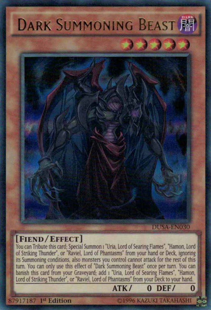 Dark Summoning Beast [DUSA-EN030] Ultra Rare | Game Master's Emporium (The New GME)