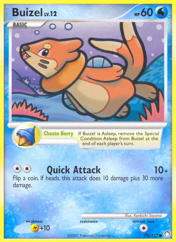Buizel (75/123) [Diamond & Pearl: Mysterious Treasures] | Game Master's Emporium (The New GME)