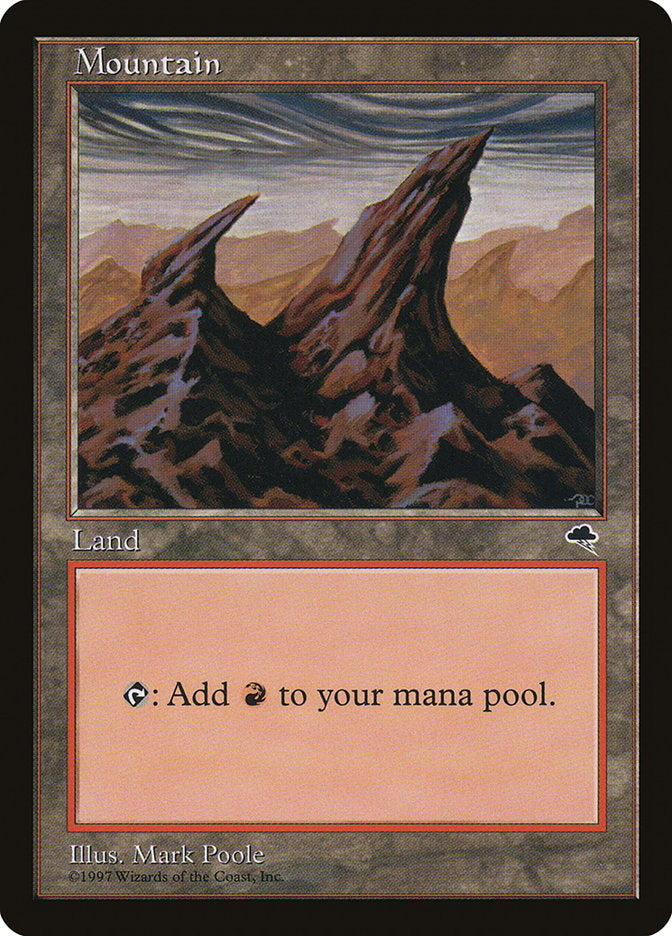 Mountain (All Peaks Pointing Right) [Tempest] | Game Master's Emporium (The New GME)