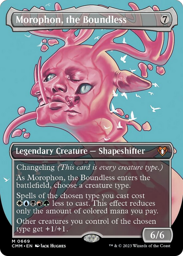 Morophon, the Boundless (Borderless Profile) [Commander Masters] | Game Master's Emporium (The New GME)