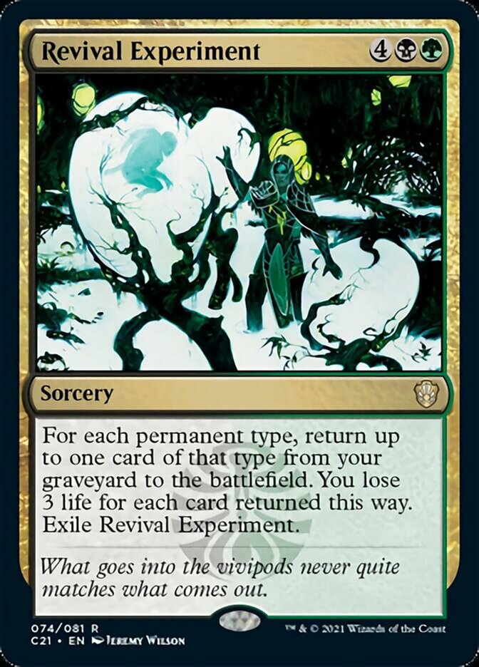 Revival Experiment [Commander 2021] | Game Master's Emporium (The New GME)