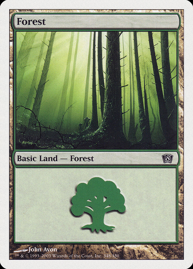 Forest (348) [Eighth Edition] | Game Master's Emporium (The New GME)