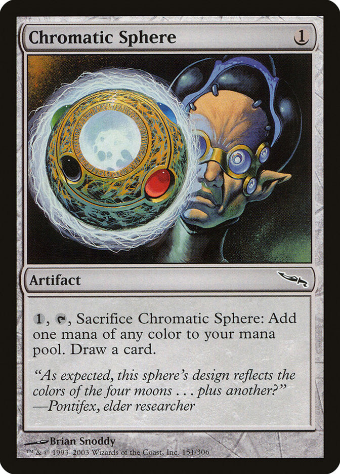 Chromatic Sphere [Mirrodin] | Game Master's Emporium (The New GME)