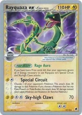 Rayquaza ex (97/101) (Delta Species) (Legendary Ascent - Tom Roos) [World Championships 2007] | Game Master's Emporium (The New GME)