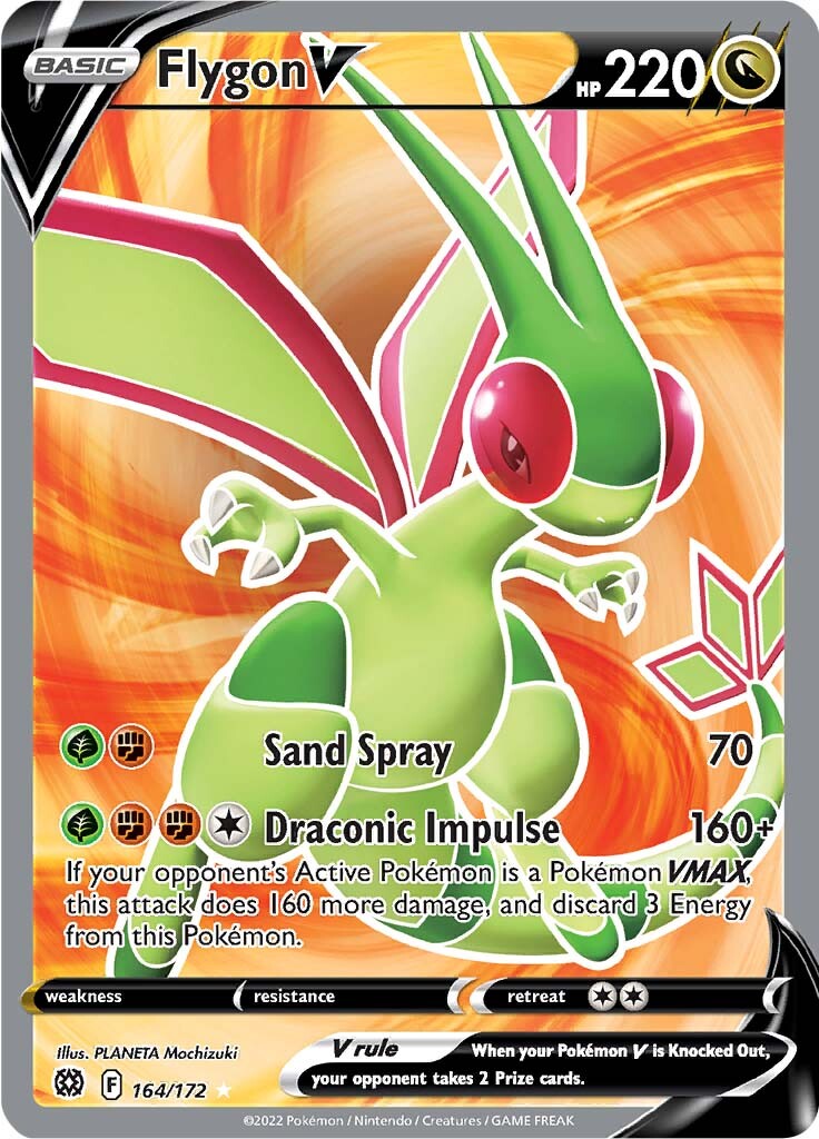 Flygon V (164/172) [Sword & Shield: Brilliant Stars] | Game Master's Emporium (The New GME)