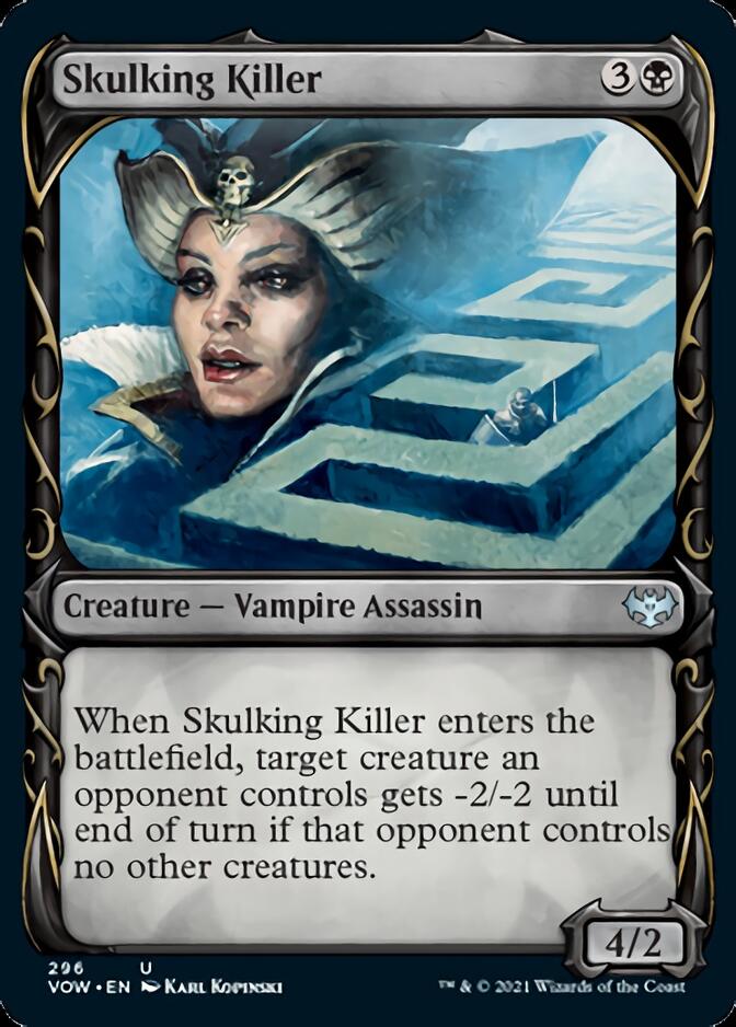 Skulking Killer (Showcase Fang Frame) [Innistrad: Crimson Vow] | Game Master's Emporium (The New GME)