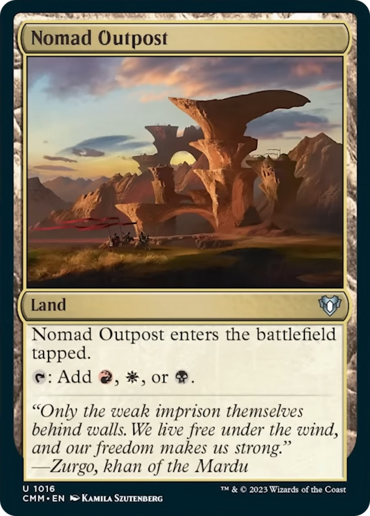 Nomad Outpost [Commander Masters] | Game Master's Emporium (The New GME)