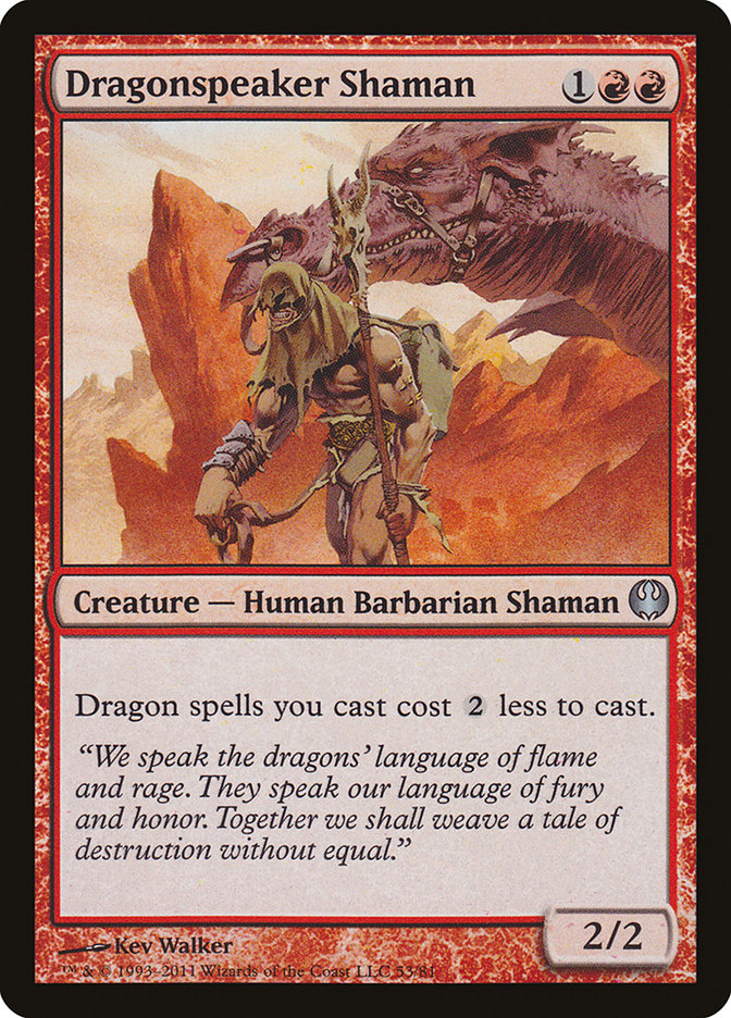 Dragonspeaker Shaman [Duel Decks: Knights vs. Dragons] | Game Master's Emporium (The New GME)