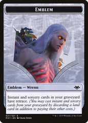 Shapeshifter (001) // Wrenn and Six Emblem (021) Double-Sided Token [Modern Horizons Tokens] | Game Master's Emporium (The New GME)
