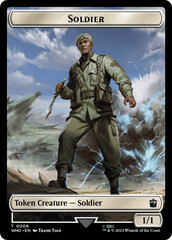 Soldier // Beast Double-Sided Token [Doctor Who Tokens] | Game Master's Emporium (The New GME)