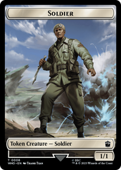 Horse // Soldier Double-Sided Token [Doctor Who Tokens] | Game Master's Emporium (The New GME)