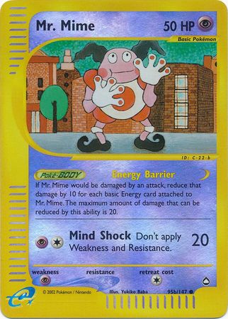 Mr Mime (95b/147) [Aquapolis] | Game Master's Emporium (The New GME)