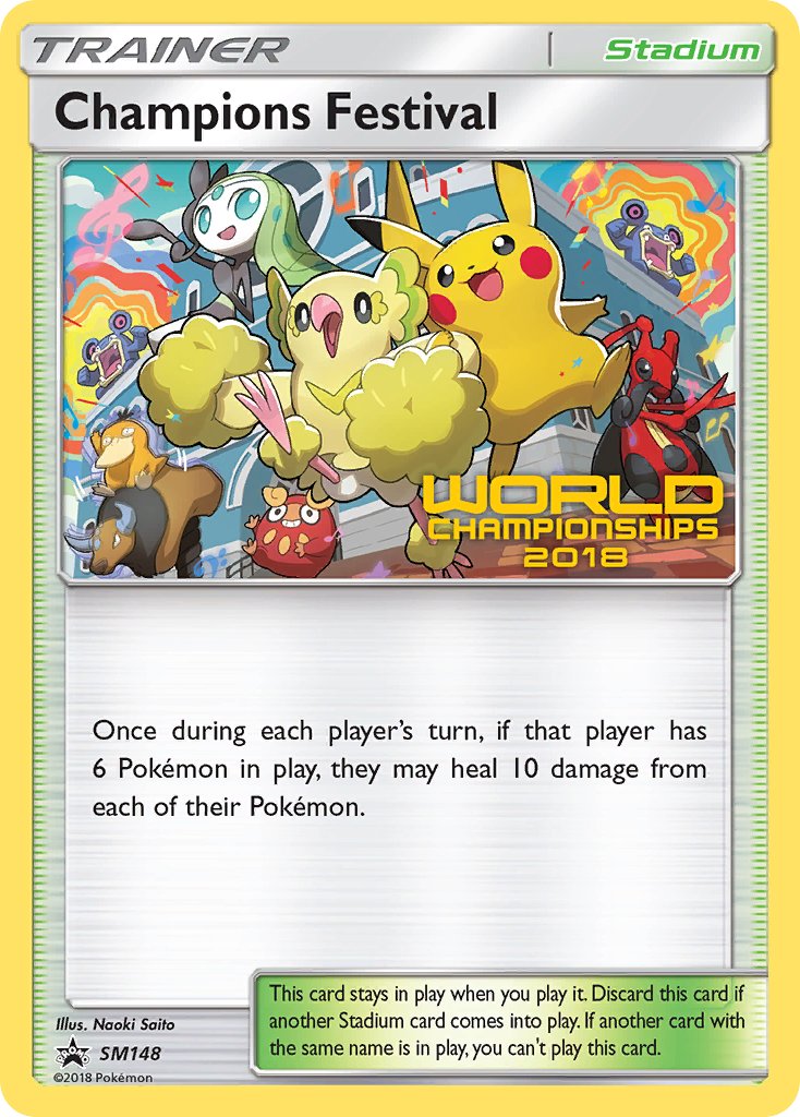 Champions Festival (SM148) (2018 Top Finalist) [Sun & Moon: Black Star Promos] | Game Master's Emporium (The New GME)