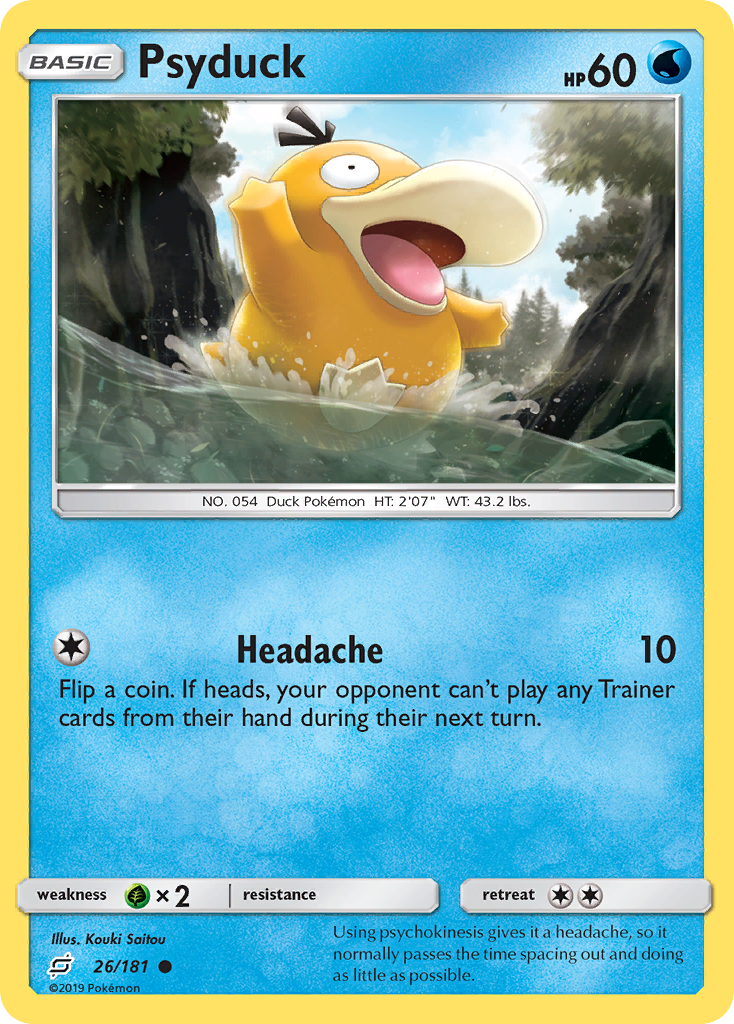 Psyduck (26/181) [Sun & Moon: Team Up] | Game Master's Emporium (The New GME)