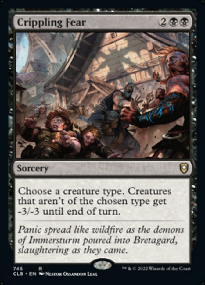 Crippling Fear [Commander Legends: Battle for Baldur's Gate] | Game Master's Emporium (The New GME)
