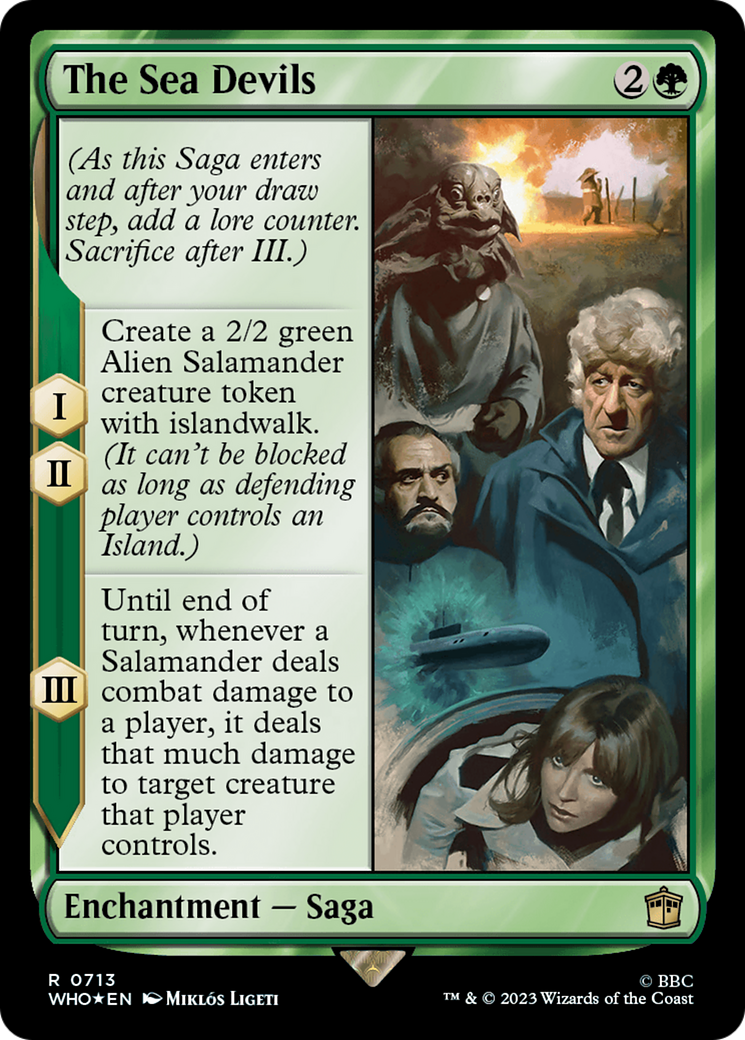 The Sea Devils (Surge Foil) [Doctor Who] | Game Master's Emporium (The New GME)