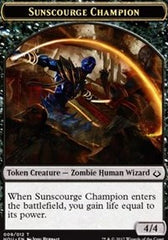 Sunscourge Champion // Zombie Double-Sided Token [Hour of Devastation Tokens] | Game Master's Emporium (The New GME)