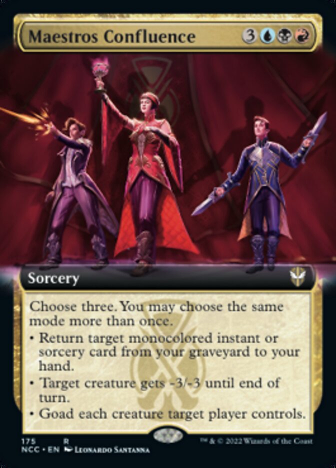 Maestros Confluence (Extended Art) [Streets of New Capenna Commander] | Game Master's Emporium (The New GME)