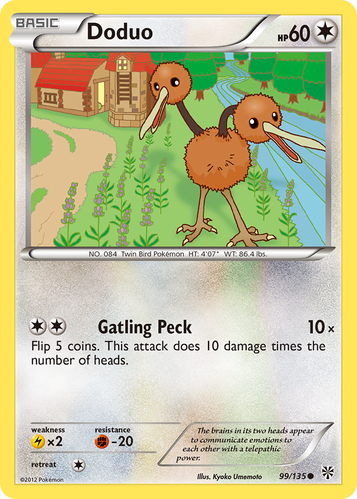 Doduo (99/135) [Black & White: Plasma Storm] | Game Master's Emporium (The New GME)