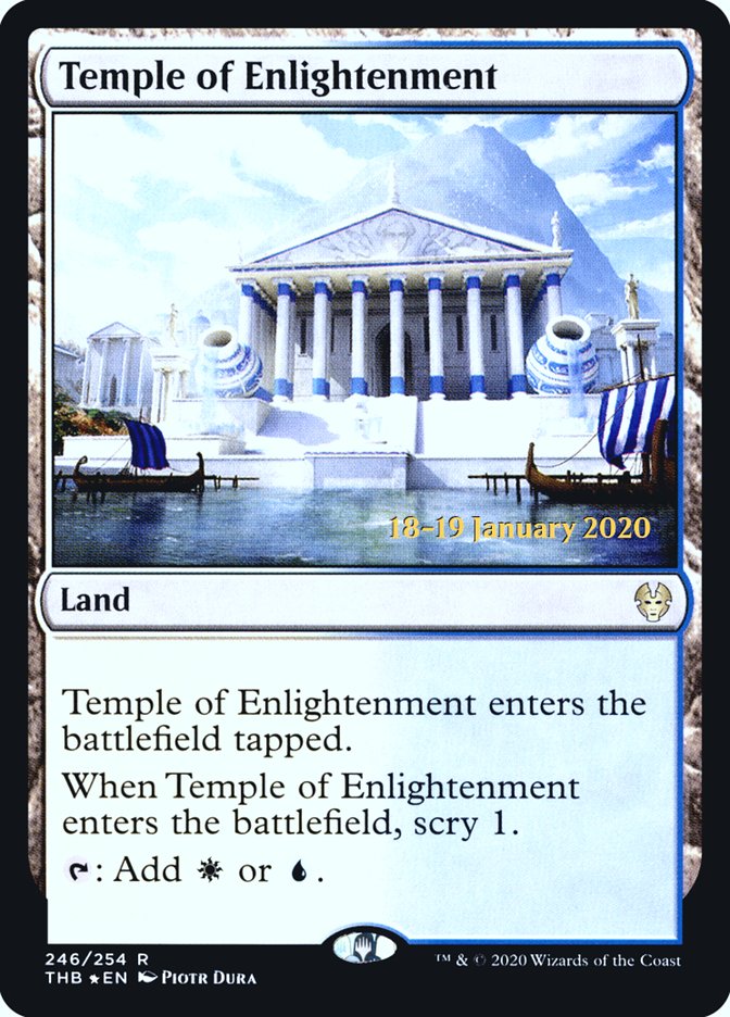 Temple of Enlightenment [Theros Beyond Death Prerelease Promos] | Game Master's Emporium (The New GME)