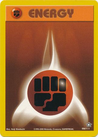 Fighting Energy (106/111) [Neo Genesis Unlimited] | Game Master's Emporium (The New GME)