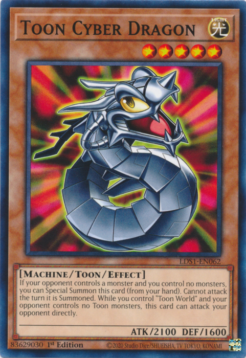 Toon Cyber Dragon [LDS1-EN062] Common | Game Master's Emporium (The New GME)