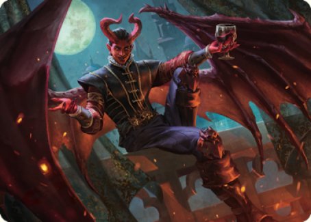 Raphael, Fiendish Savior Art Card (40) [Commander Legends: Battle for Baldur's Gate Art Series] | Game Master's Emporium (The New GME)