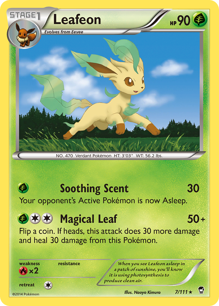 Leafeon (7/111) [XY: Furious Fists] | Game Master's Emporium (The New GME)