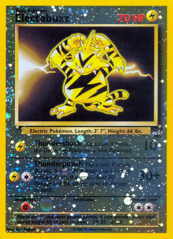 Electabuzz (1) [Best of Promos] | Game Master's Emporium (The New GME)