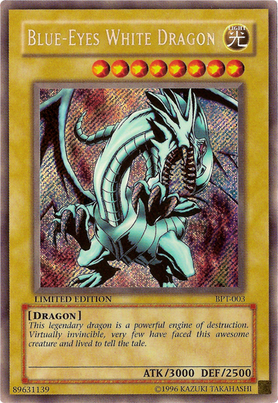 Blue-Eyes White Dragon [BPT-003] Secret Rare | Game Master's Emporium (The New GME)