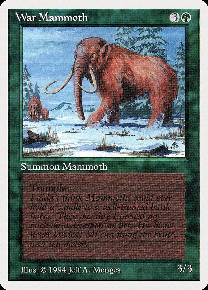 War Mammoth [Summer Magic / Edgar] | Game Master's Emporium (The New GME)