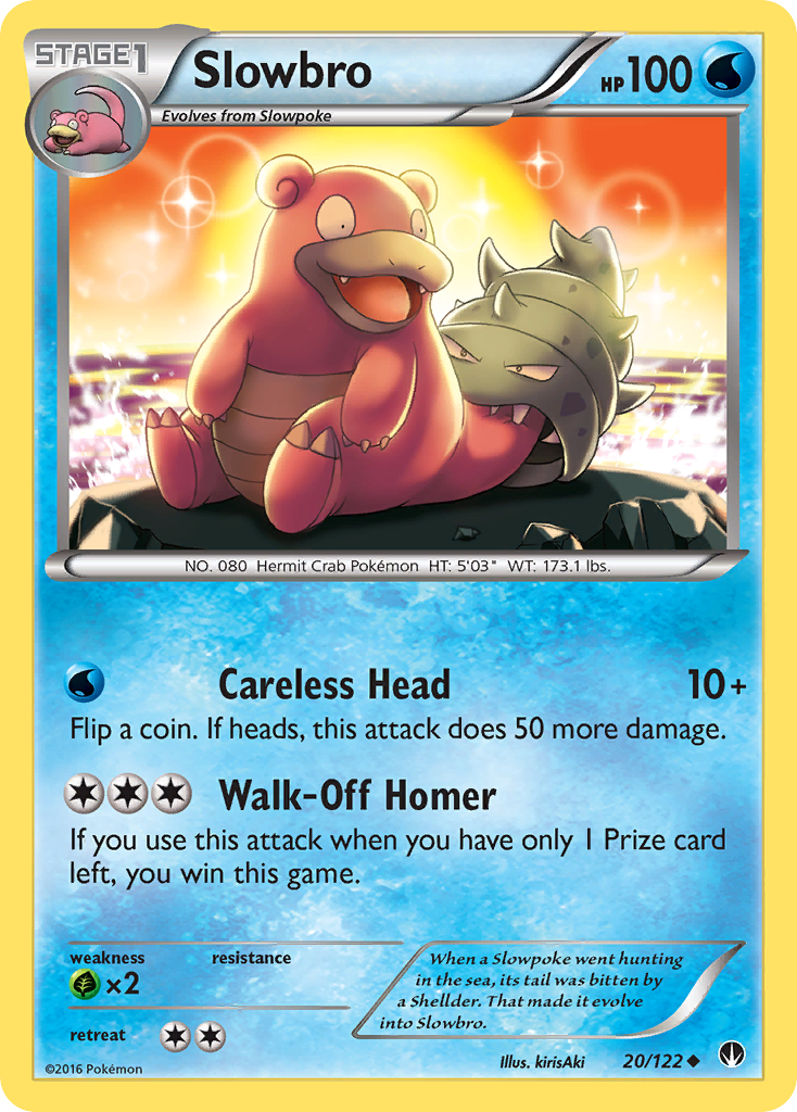 Slowbro (20/122) [XY: BREAKpoint] | Game Master's Emporium (The New GME)