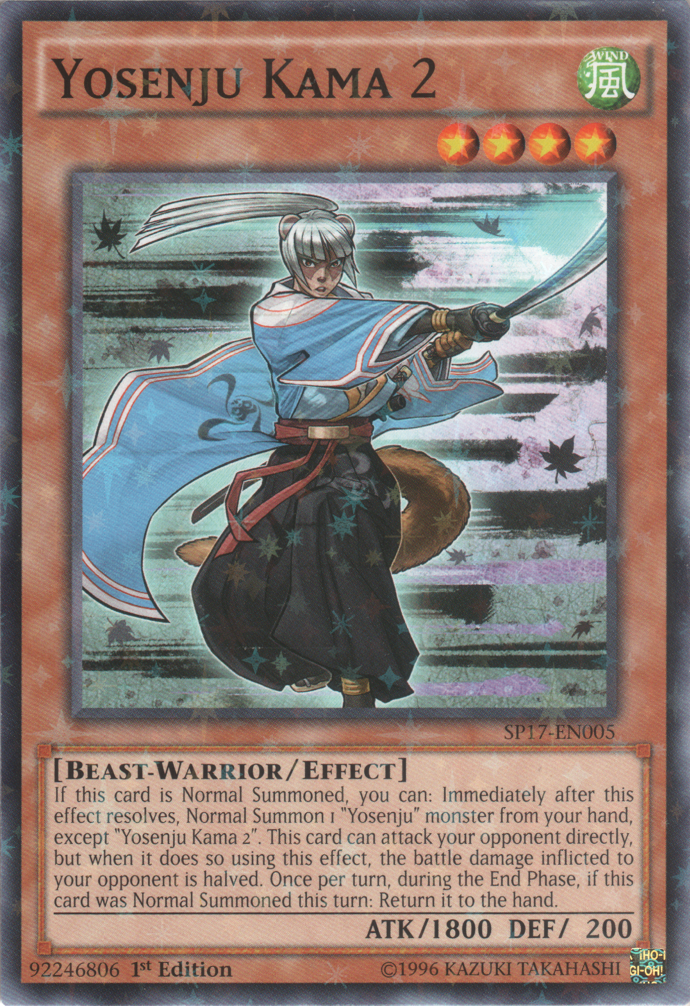 Yosenju Kama 2 [SP17-EN005] Starfoil Rare | Game Master's Emporium (The New GME)