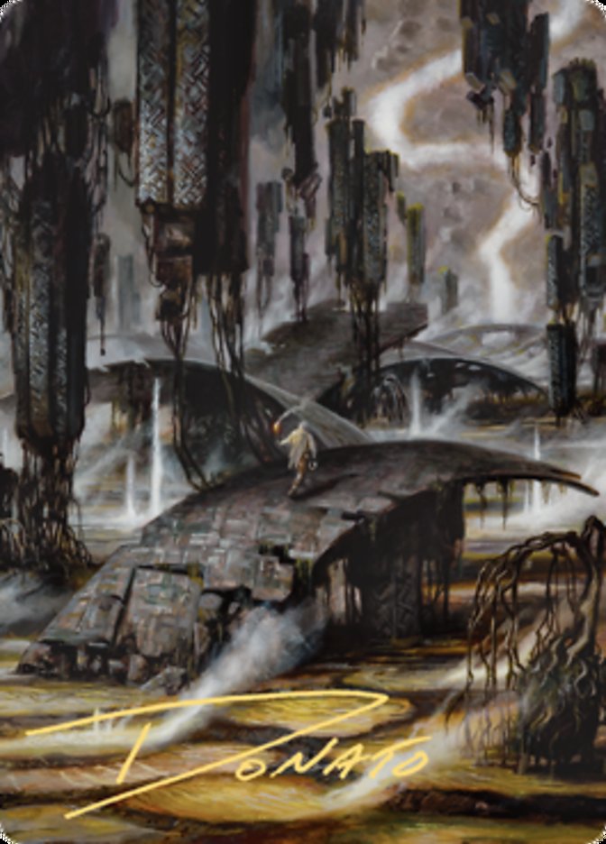 Grimclimb Pathway Art Card (Gold-Stamped Signature) [Zendikar Rising Art Series] | Game Master's Emporium (The New GME)