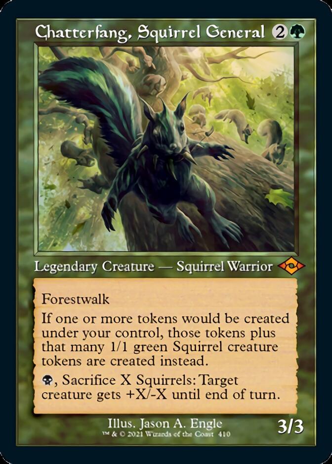 Chatterfang, Squirrel General (Retro Foil Etched) [Modern Horizons 2] | Game Master's Emporium (The New GME)