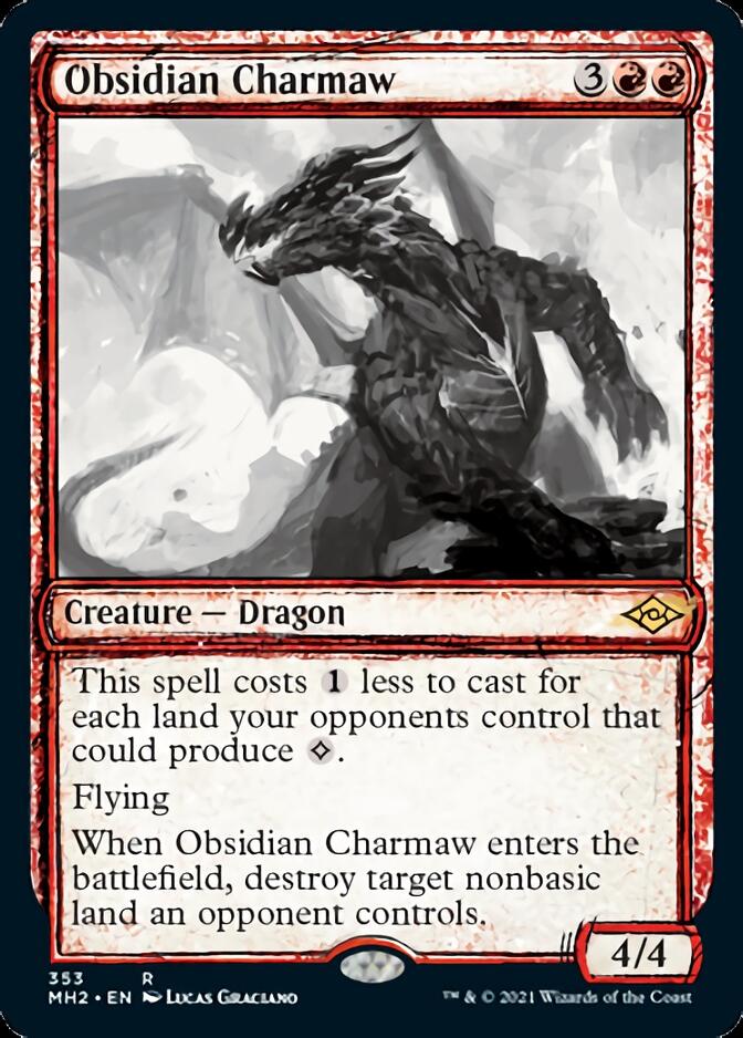 Obsidian Charmaw (Sketch) [Modern Horizons 2] | Game Master's Emporium (The New GME)