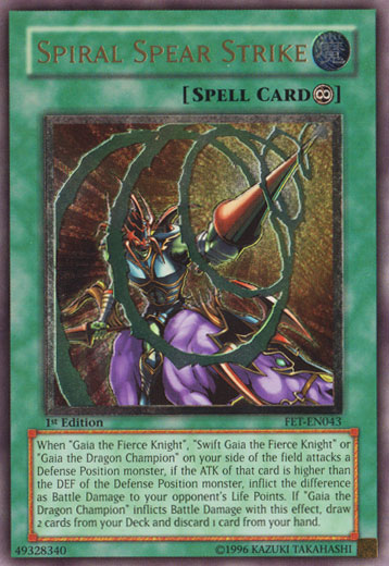 Spiral Spear Strike [FET-EN043] Ultimate Rare | Game Master's Emporium (The New GME)