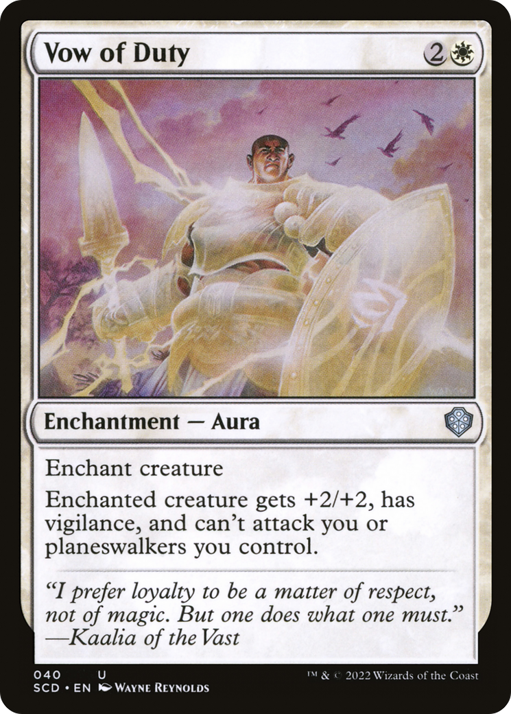 Vow of Duty [Starter Commander Decks] | Game Master's Emporium (The New GME)