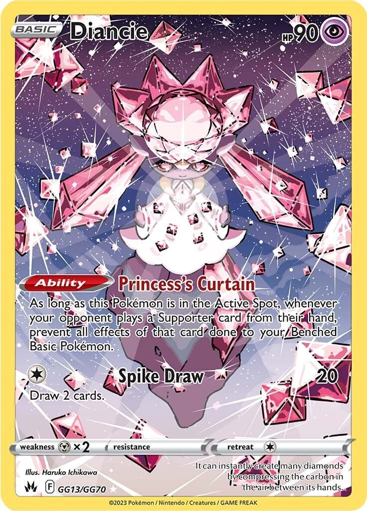 Diancie (GG13/GG70) [Sword & Shield: Crown Zenith] | Game Master's Emporium (The New GME)