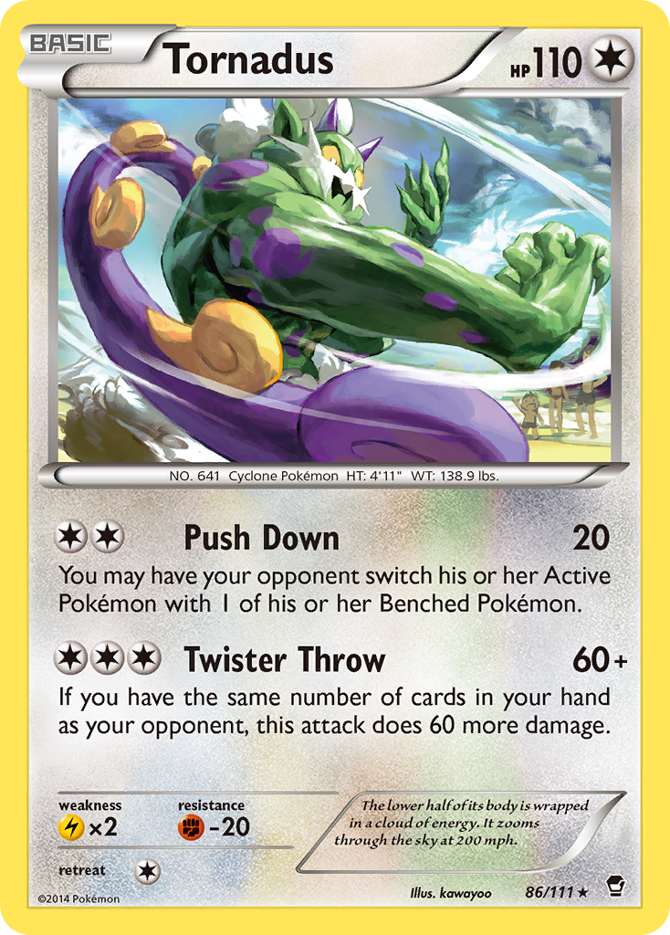 Tornadus (86/111) [XY: Furious Fists] | Game Master's Emporium (The New GME)