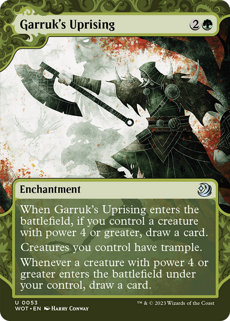 Garruk's Uprising [Wilds of Eldraine: Enchanting Tales] | Game Master's Emporium (The New GME)