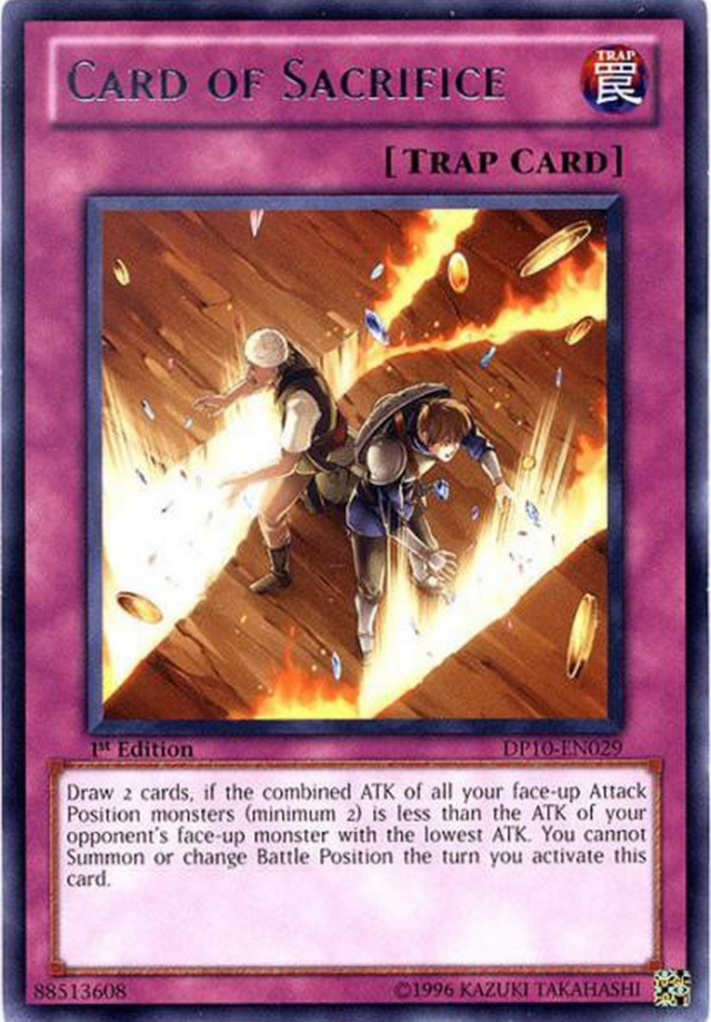 Card of Sacrifice [DP10-EN029] Rare | Game Master's Emporium (The New GME)