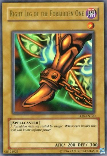 Right Leg of the Forbidden One [LOB-EN120] Ultra Rare | Game Master's Emporium (The New GME)