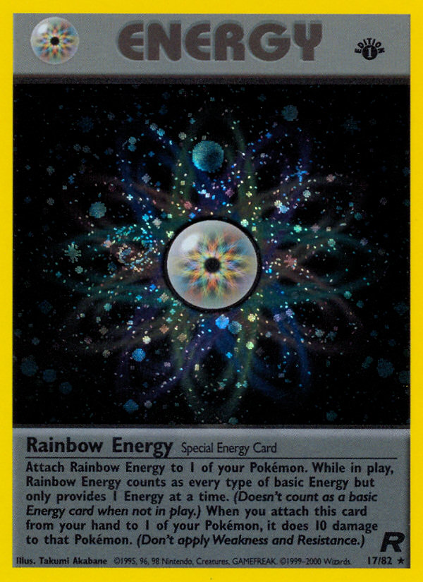 Rainbow Energy (17/82) [Team Rocket 1st Edition] | Game Master's Emporium (The New GME)
