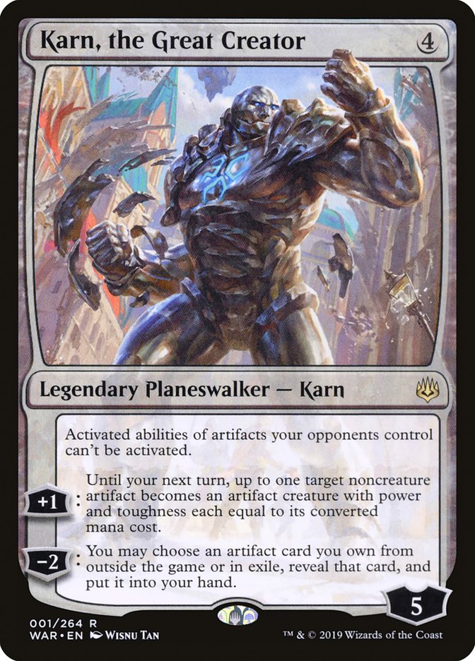 Karn, the Great Creator [War of the Spark] | Game Master's Emporium (The New GME)