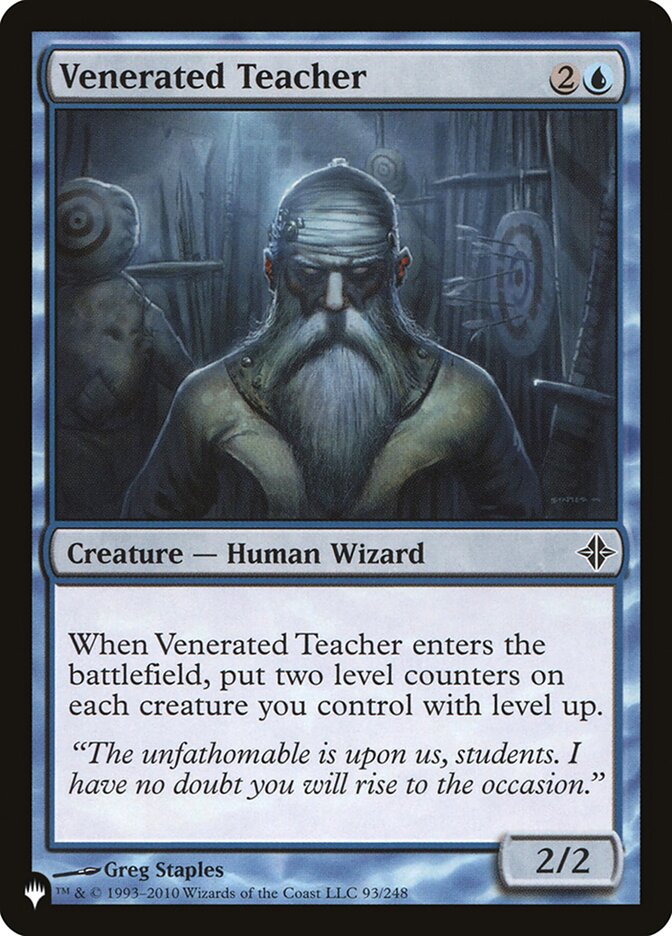 Venerated Teacher [The List] | Game Master's Emporium (The New GME)