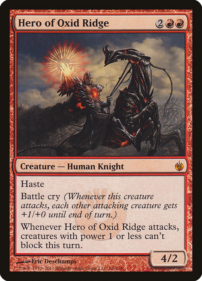 Hero of Oxid Ridge [Mirrodin Besieged] | Game Master's Emporium (The New GME)