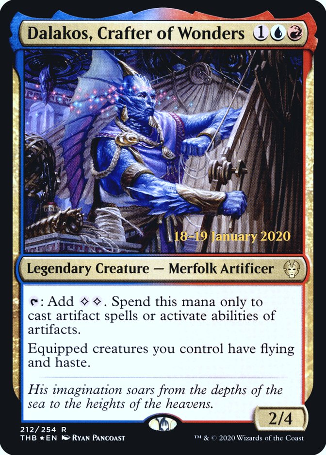 Dalakos, Crafter of Wonders [Theros Beyond Death Prerelease Promos] | Game Master's Emporium (The New GME)